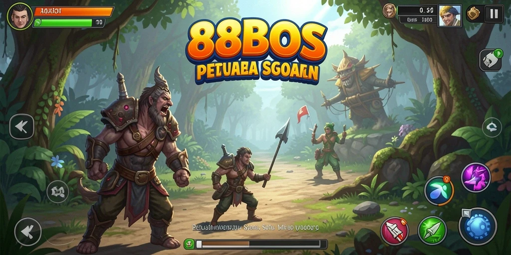 Tampilan gameplay dari petualangan seru 88BOS yang penuh tantangan.