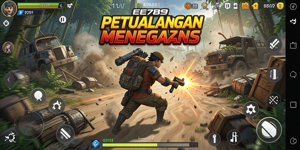 Tangkapan layar gameplay EE789 menampilkan aksi seru dan grafis memukau.