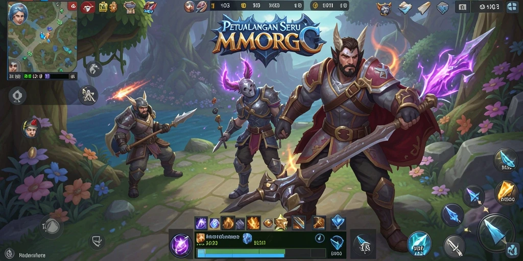 Tampilan gameplay H03 yang seru dan mendebarkan dalam dunia MMORPG.
