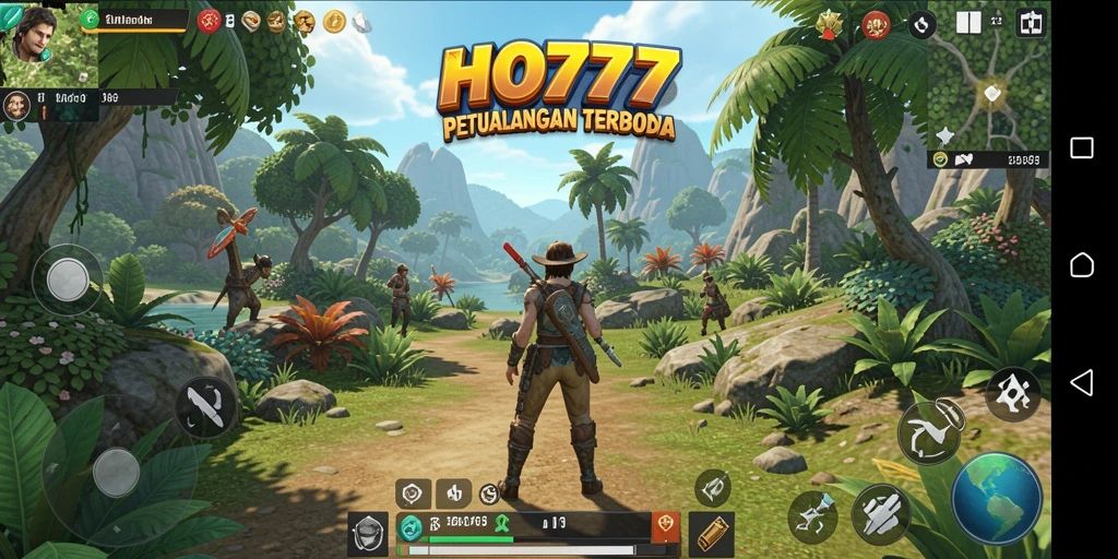 Gameplay HO777 menunjukkan eksplorasi dunia terbuka yang menarik.