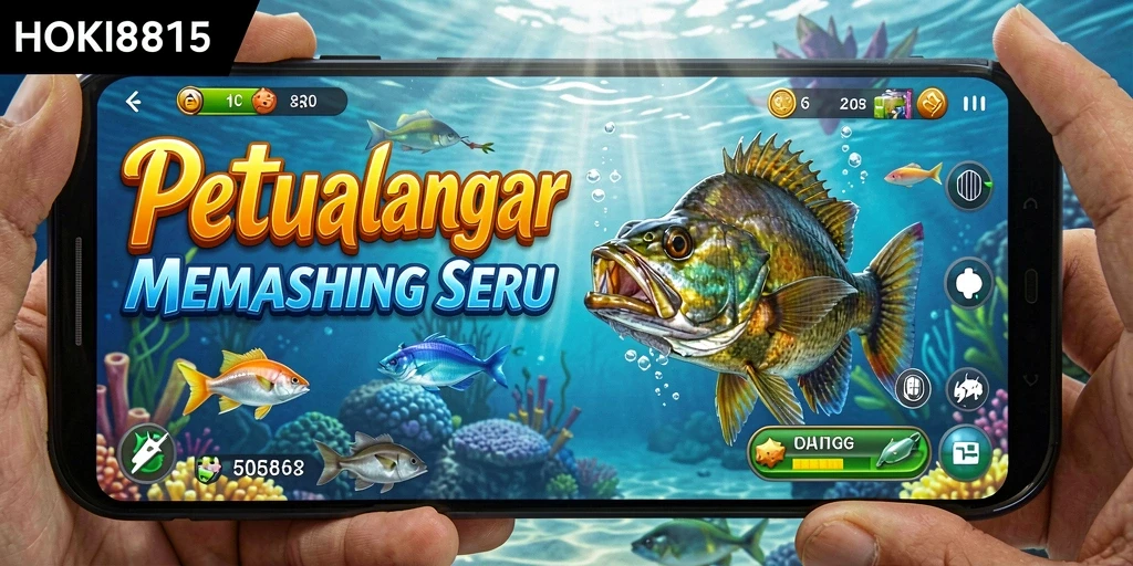 Gameplay HOKI8815 menampilkan pengalaman memancing yang menarik dan realistis.