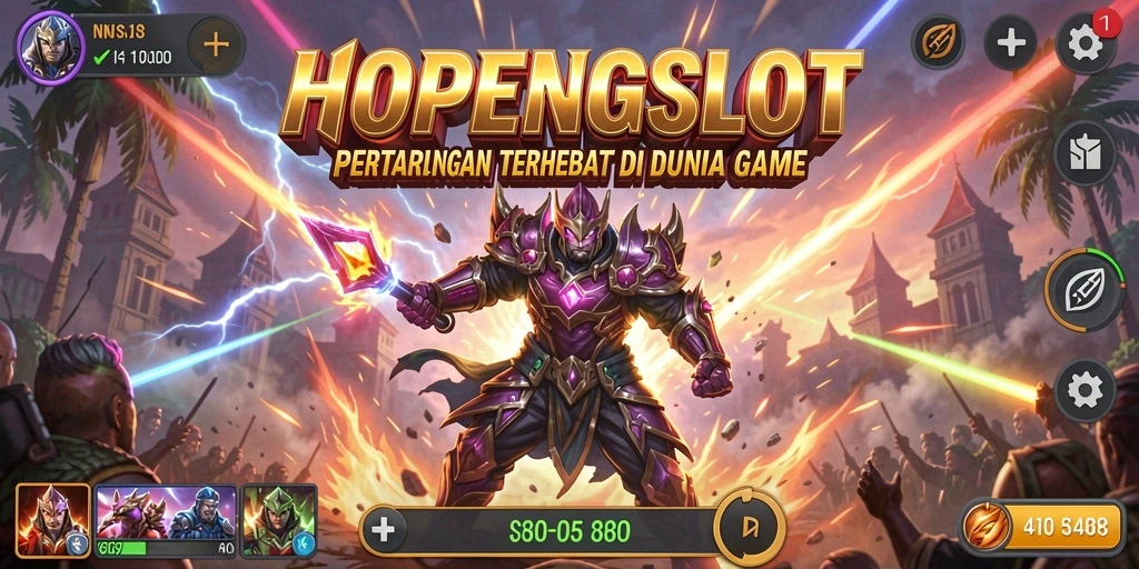 Tampilkan aksi pertarungan mendebarkan di HOPENGSLOT.