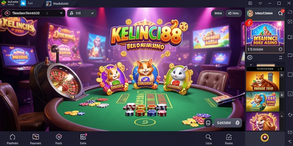 Screenshot utama KELINCI88 yang menunjukkan gameplay Kasino yang menarik.