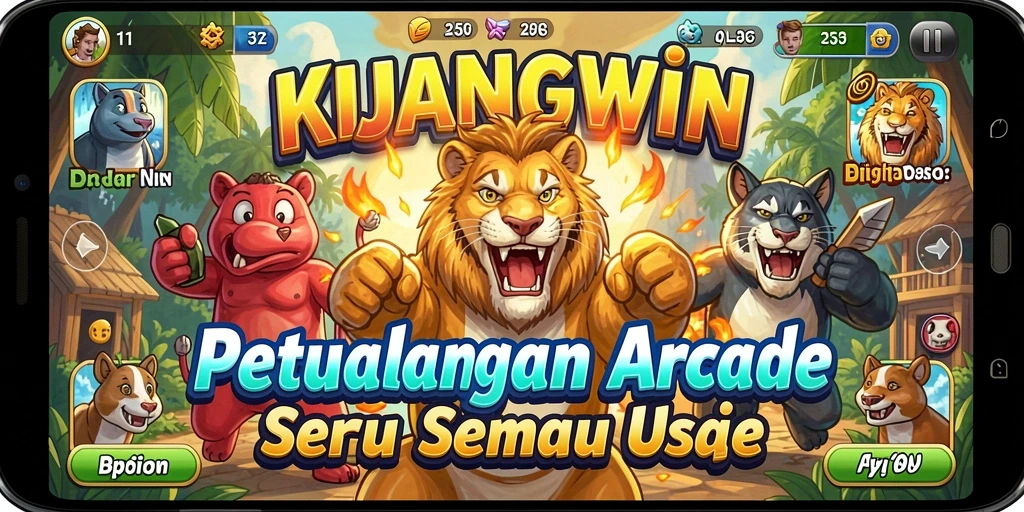 Gameplay seru KIJANGWIN yang penuh tantangan.