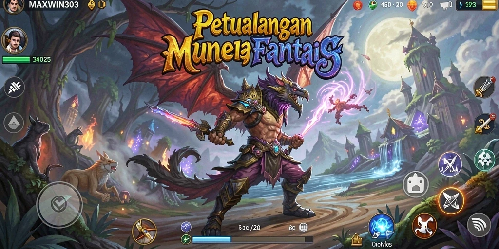 Screenshot gameplay menunjukkan perjalanan seru dalam petualangan.
