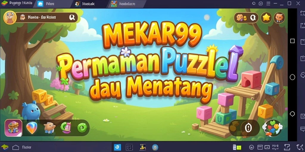 Tampilan gameplay menantang dari MEKAR99 yang menarik.