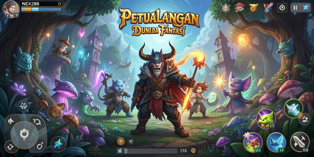 Tampilan gameplay seru di NEX288 dengan petualangan menegangkan.