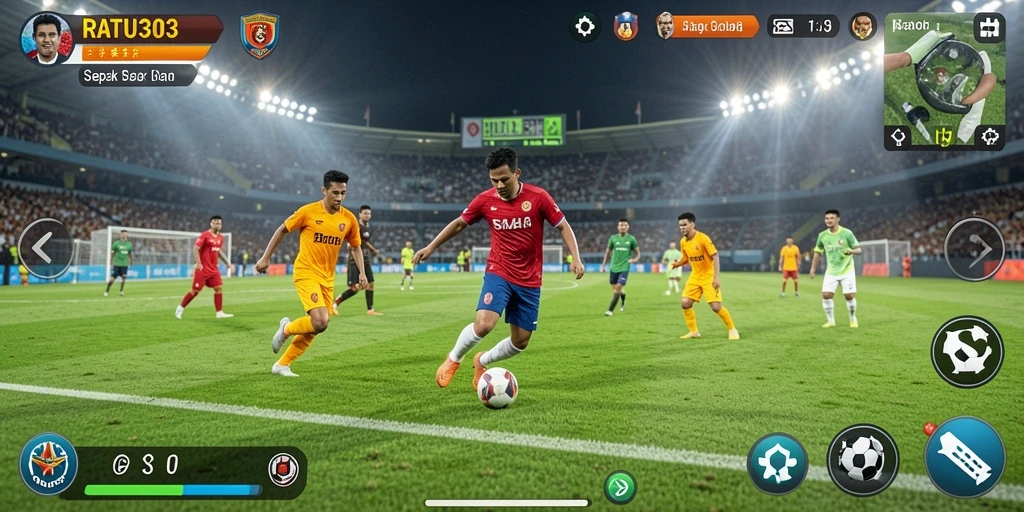 Tampilan gameplay dari RATU303 yang menegangkan dan menarik.