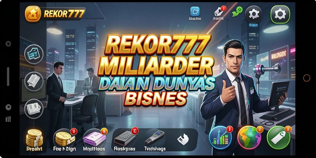 Tampilan gameplay <strong>REKOR777</strong> yang menarik dan penuh strategi Tycoon.