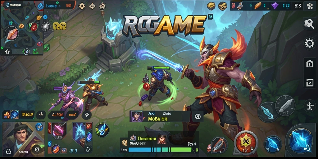 Tampilan intens dari gameplay RPGAME yang mendebarkan.