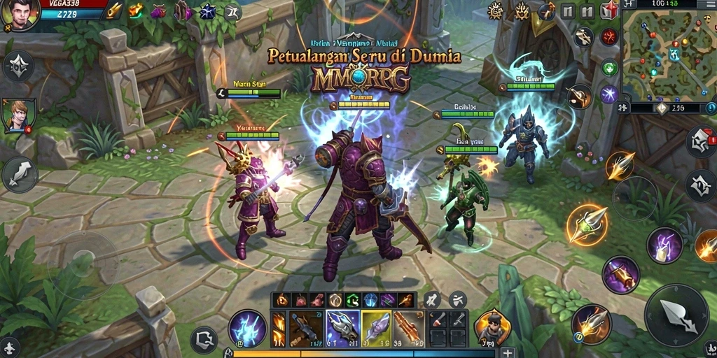 Screenshot gameplay petualangan seru di VEGAS338 yang menampilkan aksi mendebarkan.