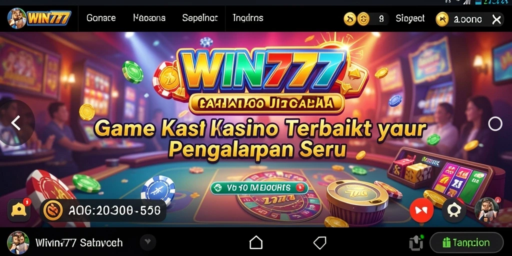 Gameplay seru dan mendebarkan di WIN777 Kasino.